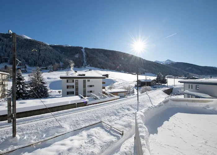 Appartement Agrimonia - 5,5-zi Duplex Bis 11 Personen Mit Eigenem Garten Davos